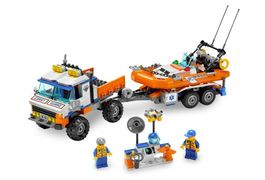 7726 | Coast Guard Truck with Speed Boat | 100% komplett