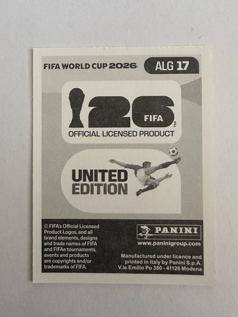 Panini Sammelbilder & Trading cards: Panini Sticker WM 2026 ALG 19 Anis Hadjmoussa – Neu (gemäss Beschreibung) aus Herisau von Ballenberger 1