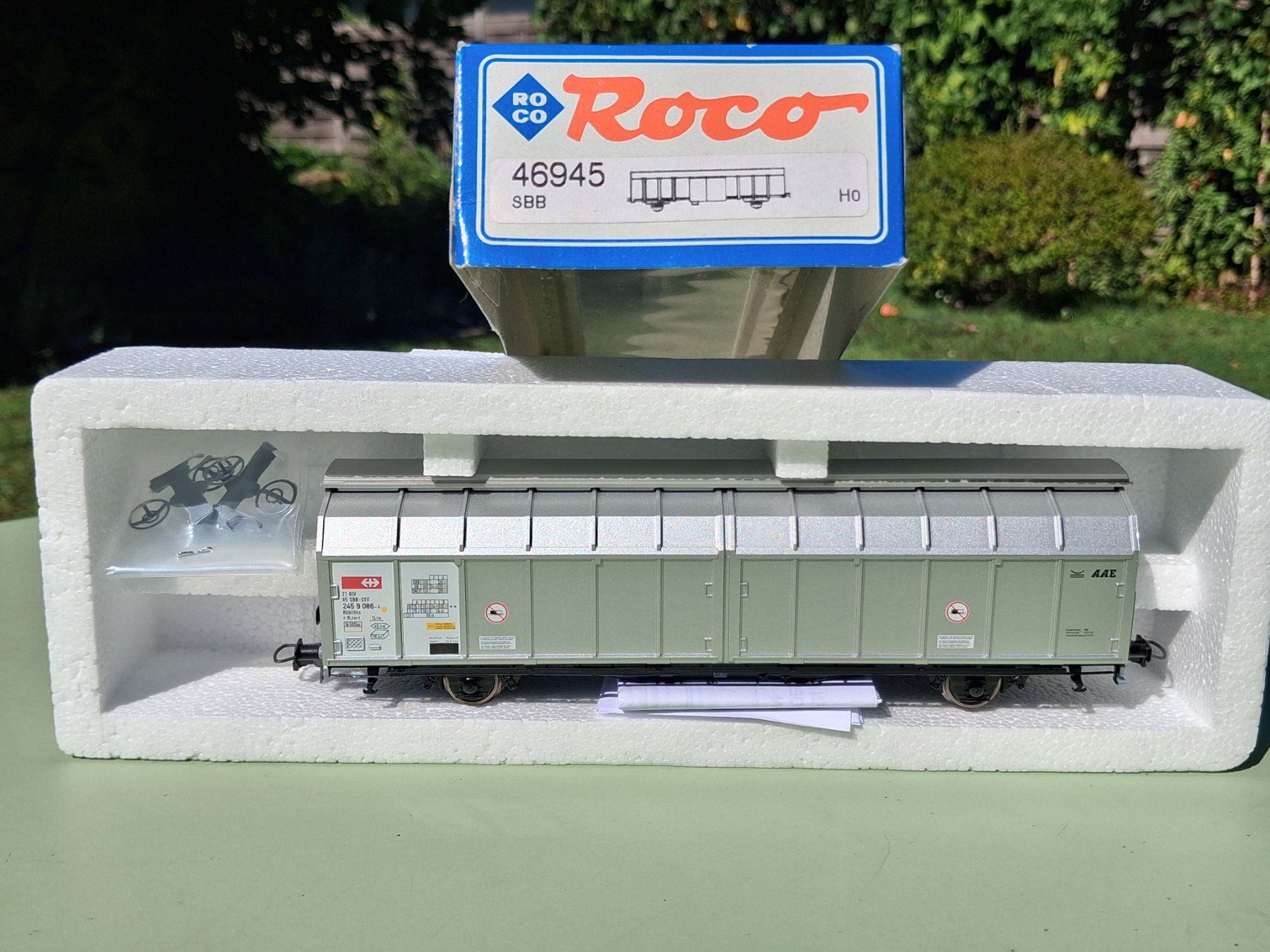 Roco Modellini di ferrovie: Roco H0 SBB Hbbillns 46945 – Nuovo e nell'imballaggio originale da Cheyres venduto da Thiele