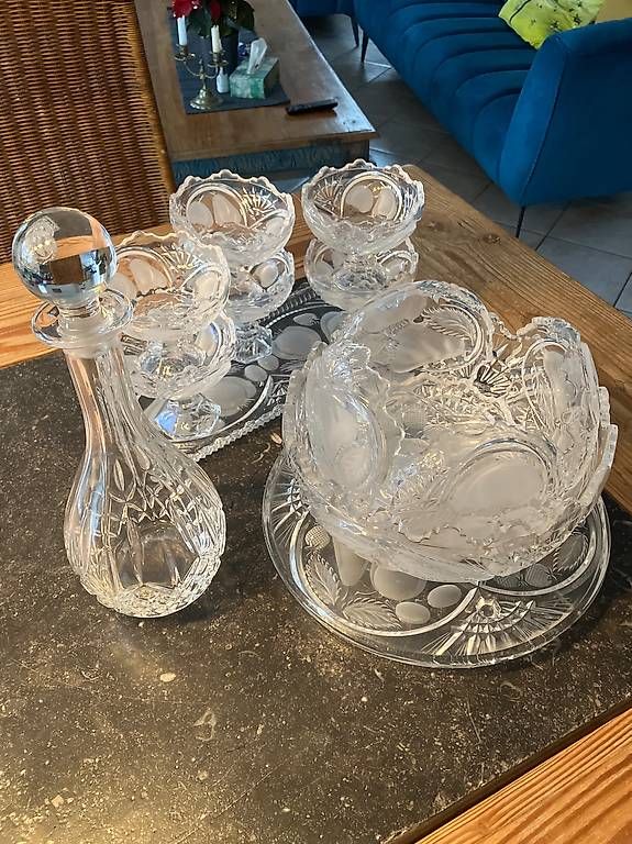 Assiettes: Vaisselle cristal de Boèmes 16 pièces – D'occasion à St-Barthélemy VD par VivianF 4