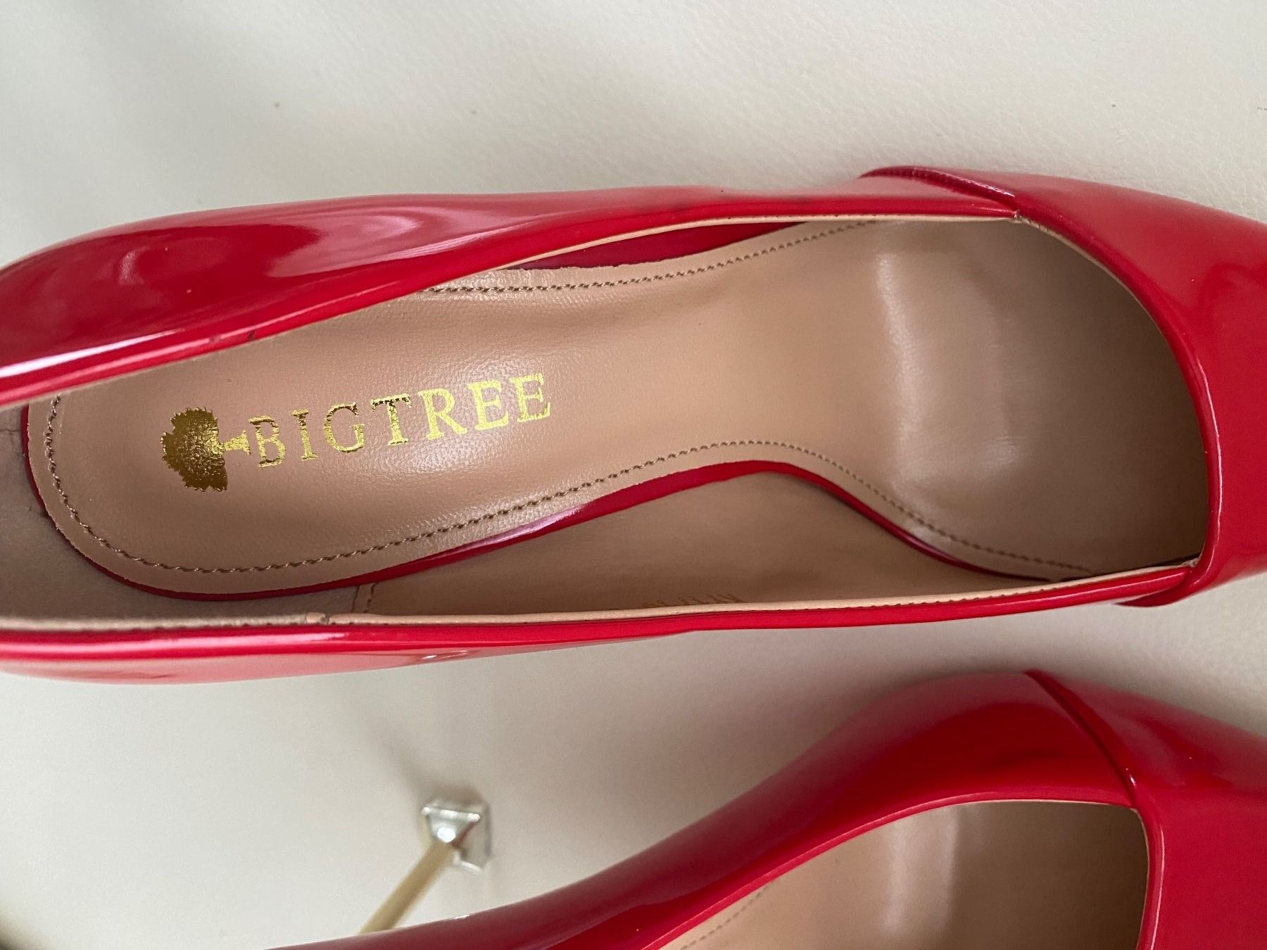 Scarpe da donna: Extravaganter must have BIGTREE Pumps, rot, Gr. 39 – Nuovo (secondo la descrizione) da Winkel venduto da ferrari2022 4