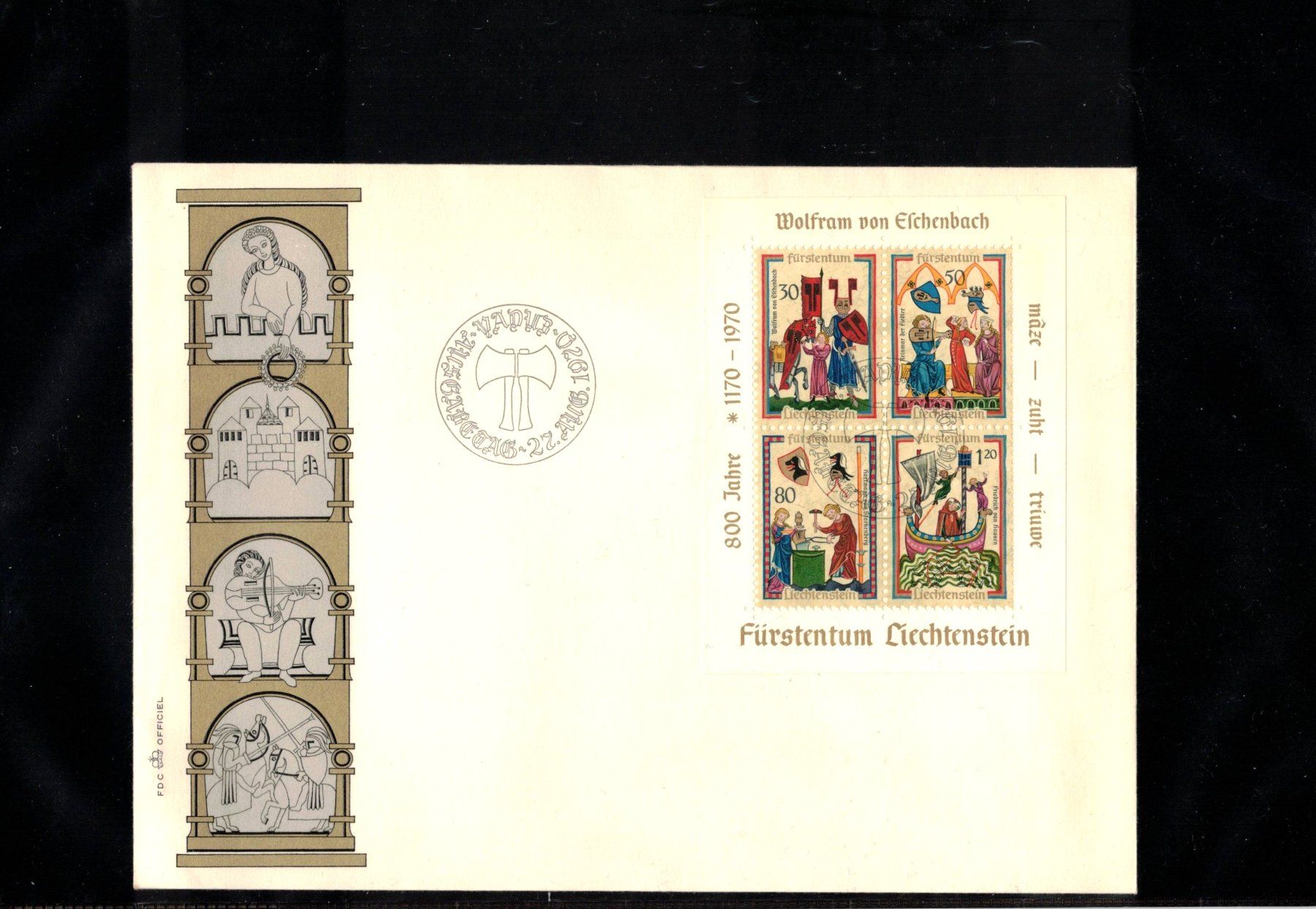 Tutti i francobolli: 1970 FDC Minnesänger Block – Nuovo (secondo la descrizione) da Rheinau venduto da loxis