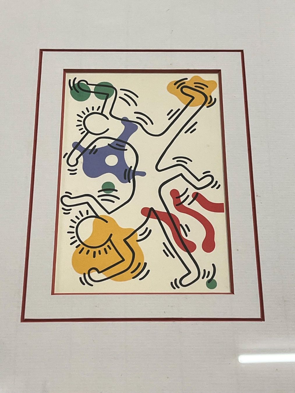Grafica & Litografie: Sehr schön gerahmter Keith Haring Litho – Usato da Basel venduto da Kaffee_und_Kunst 1