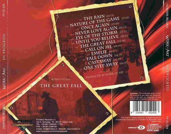CDs: Work Of Art – In Progress – Gebraucht aus Gingins von Demonseed 1