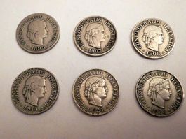 Lot 10Rp. 1885 - 1926 diverse, ss + vorz