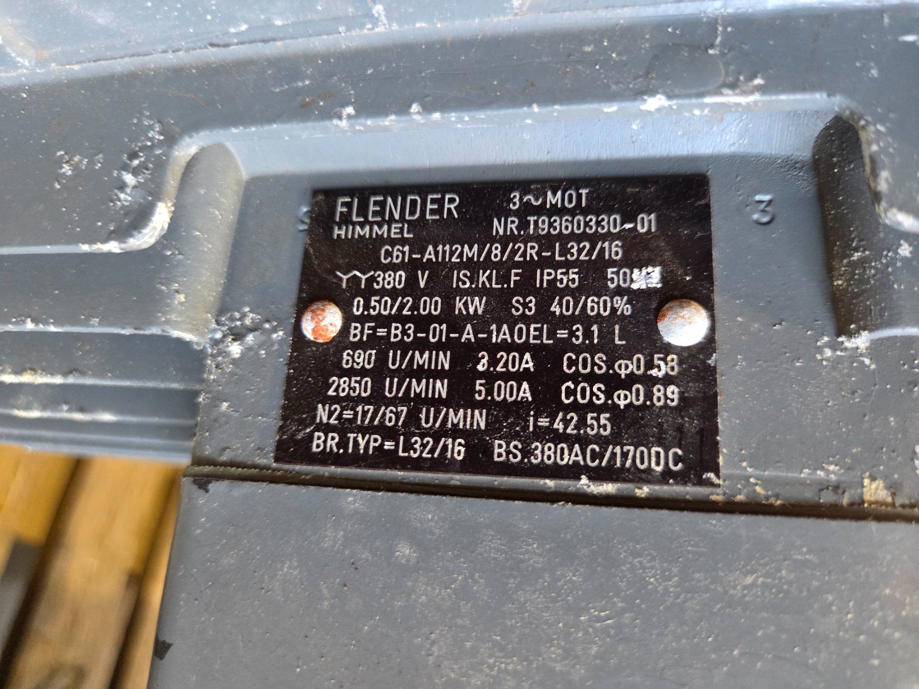Moteurs: Getriebemotor Flender – D'occasion à Sempach-Station par wilowi01 1