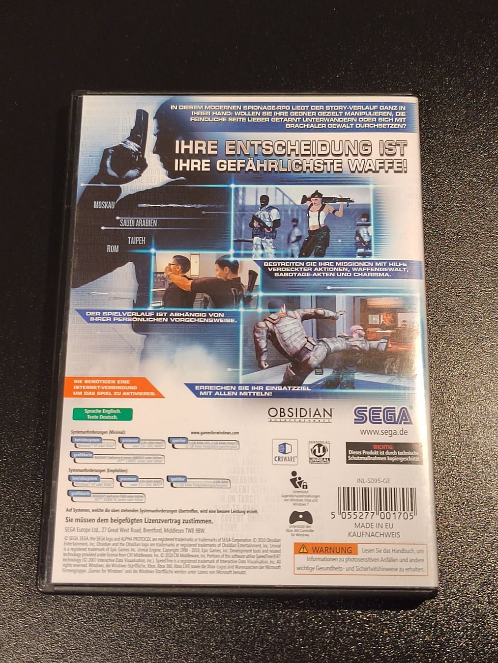 Giochi: Alpha Protocol PC DE 2010 – Usato da Fribourg venduto da Nooky 1