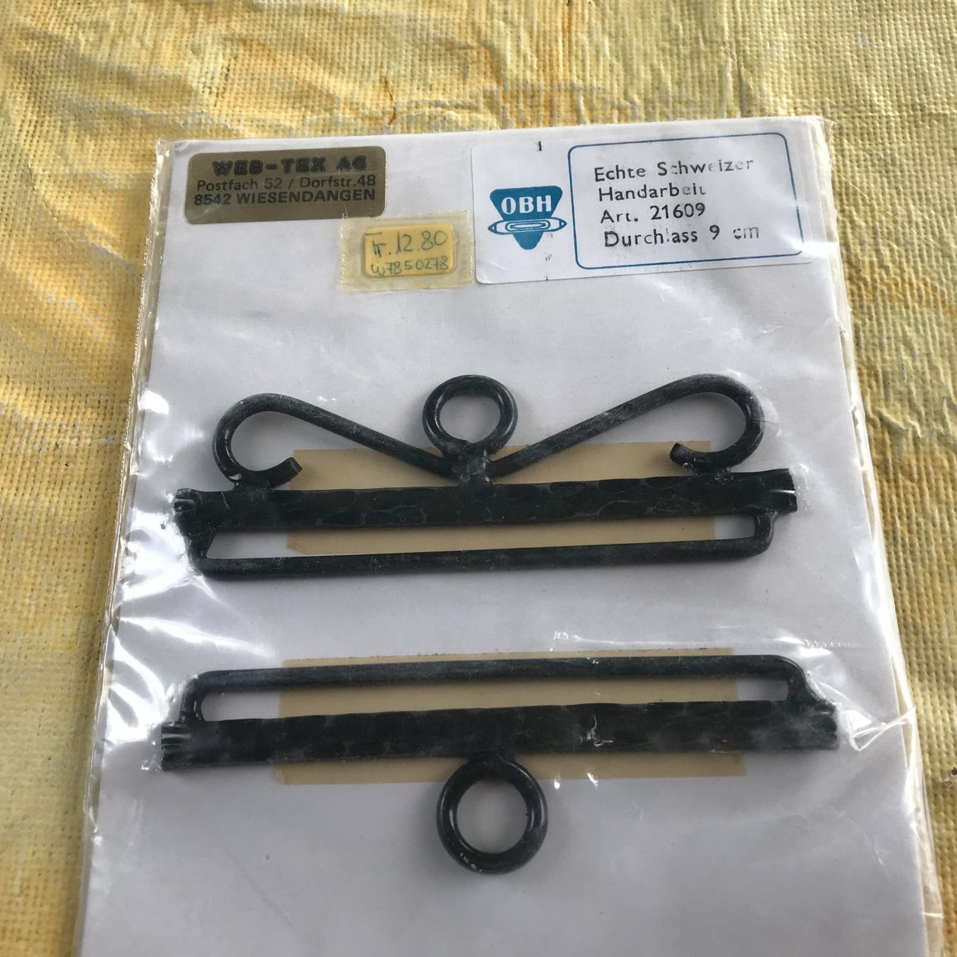 Ferramenta: ECHTE SCHWEIZER HANDARBEIT DURCHLASS 9CM – Nuovo e nell'imballaggio originale da Ostermundigen venduto da crazy-horse-1840 2