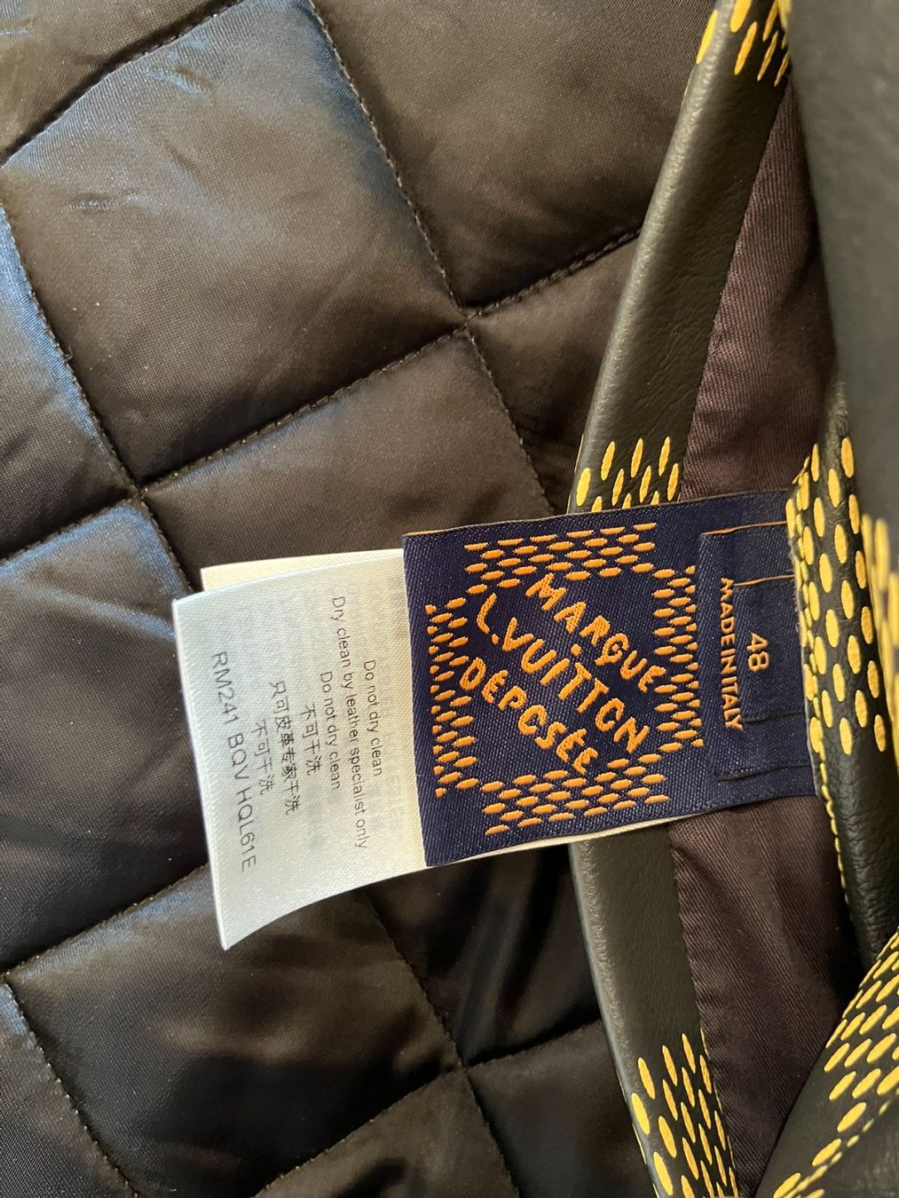 Louis Vuitton Giacche: Louis Vuitton Damier Pop Lederjacke – Nuovo e nell'imballaggio originale da Zäziwil venduto da Bewy1 2