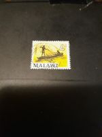Timbre du Malawi, pêcheurs sur le lac Malawi, 4 d.