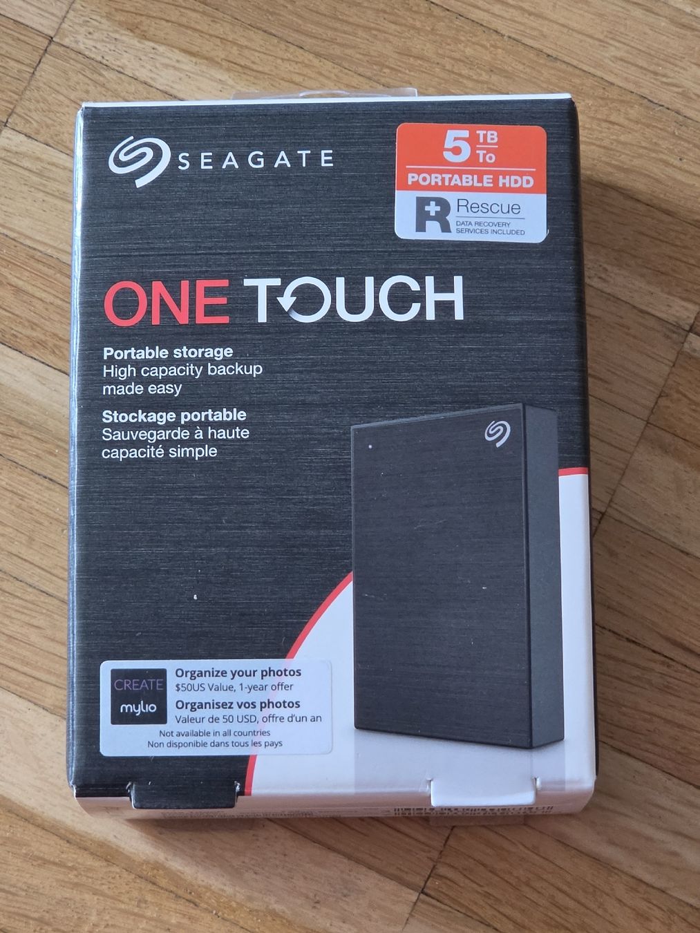 Seagate Disques durs: Neue Seagate One Touch 5TB Portable HDD – Neuf avec emballage d'origine à Aesch BL par immon