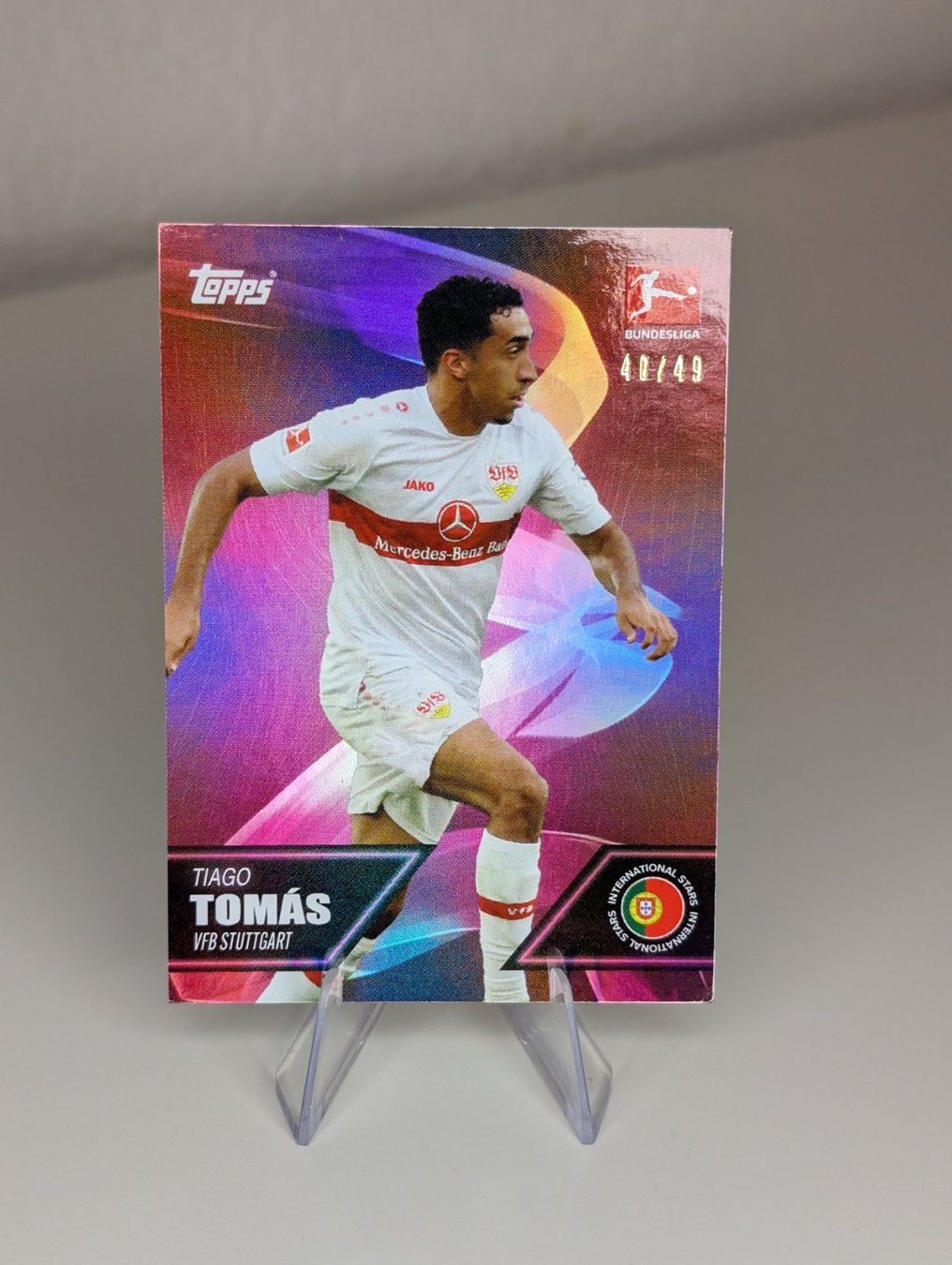 Topps Carte collezionabili: Tiago Tomàs 40/49 VFB Stuttgart Topps Finest – Nuovo (secondo la descrizione) da Hunzenschwil venduto da BRPCards