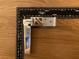 Ruder / gouvernail für rc boat 110mm aluminium neu