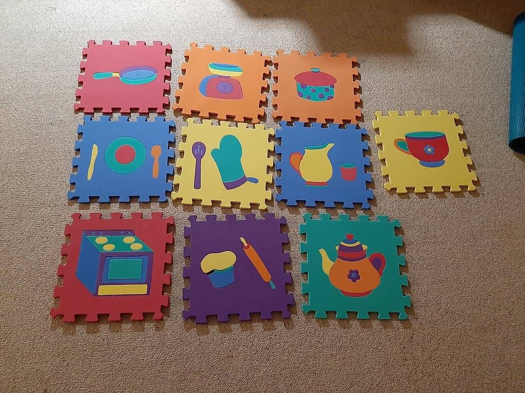 Spielmatte: Puzzlematte Küchenzubehör – Gebraucht aus Langnau am Albis von Alhambra1976
