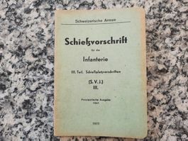 Schiessvorschrift für die Infanterie - III. Schiessplatzvors