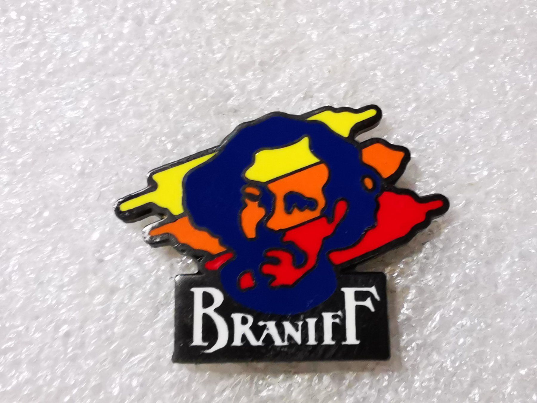 Placchette & Badge: Ansteckpin 190: Braniff – Usato da Oppligen venduto da Pin-Fall-Shop