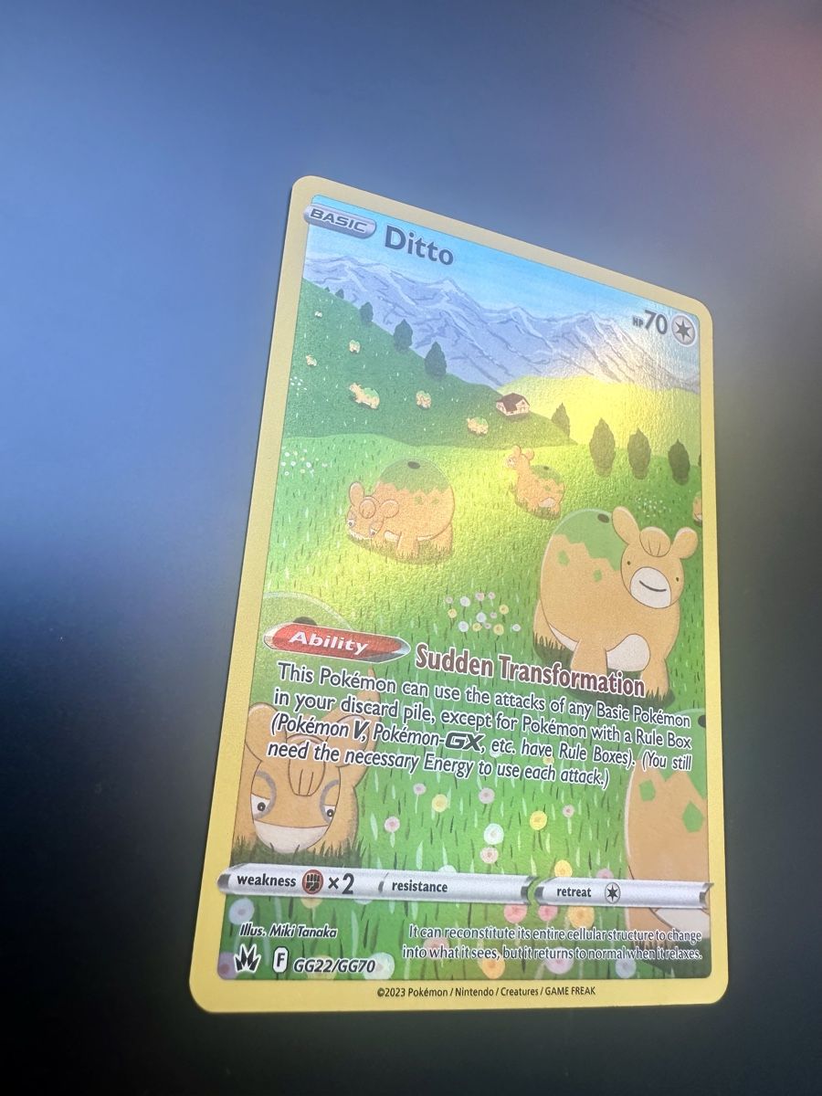 Pokémon Cartes à collectionner: Ditto #GG22 - Crown Zenith - Ab 1.- ! – D'occasion à Bern par HugoStiglitz11 1