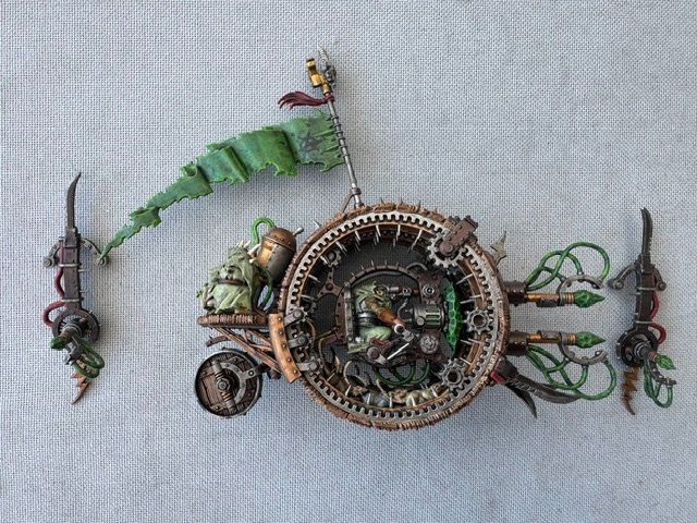 Kit di modellismo & Modellini statici: Warhammer - Tow - Skaven - Todesrad - Pro bemalt – Usato da Biberstein venduto da Lou13lou 2