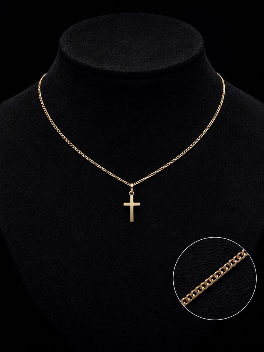 Catenine: 18K Gold Kreuzkette 750 – Nuovo (secondo la descrizione) da Forch venduto da Speedyrun
