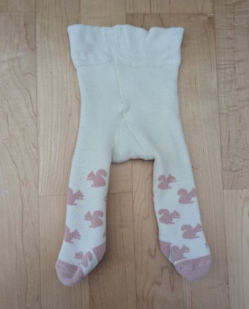 Baby Strumpfhose mit Eichhörnchen-Muster, Gr. 50/56