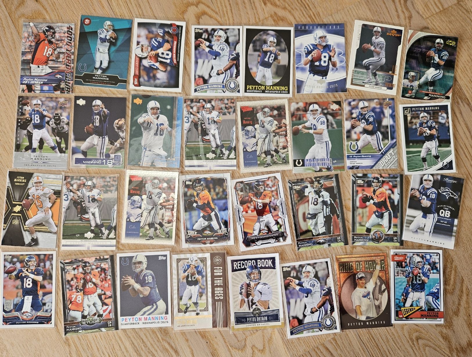 Carte collezionabili: Peyton Manning Sammlung / 89 Cards ab 1999 /Quarterback – Usato da Oberdorf BL venduto da BaldenEagle 3
