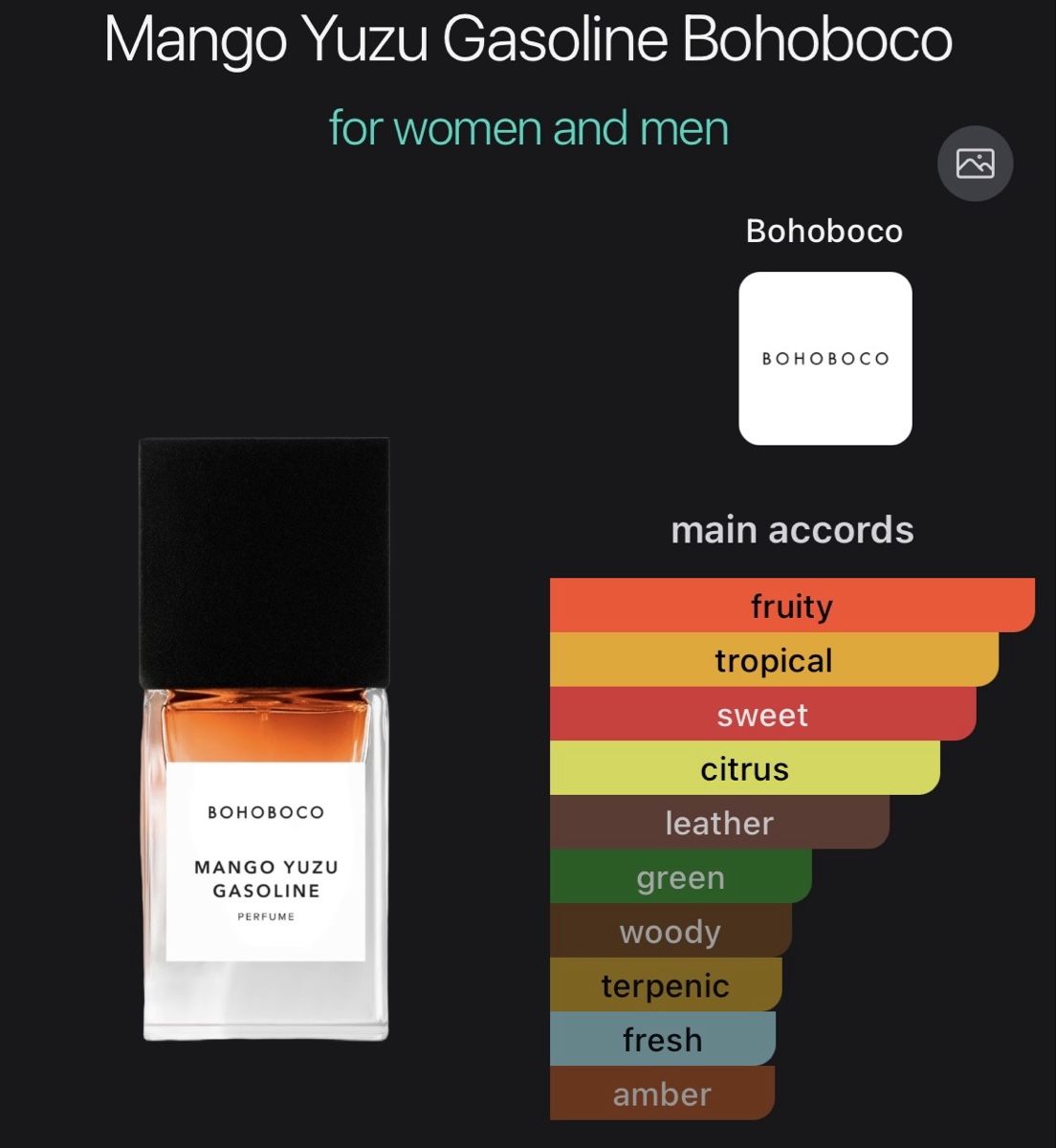 Profumi & Eau de Toilette: NICHE - 2ml Mango Yuzu Gazoline by Bohoboco  – Nuovo e nell'imballaggio originale da Genève venduto da StaceyH 3