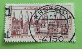 Briefmarken aus Deutschbundespost  gestempelt