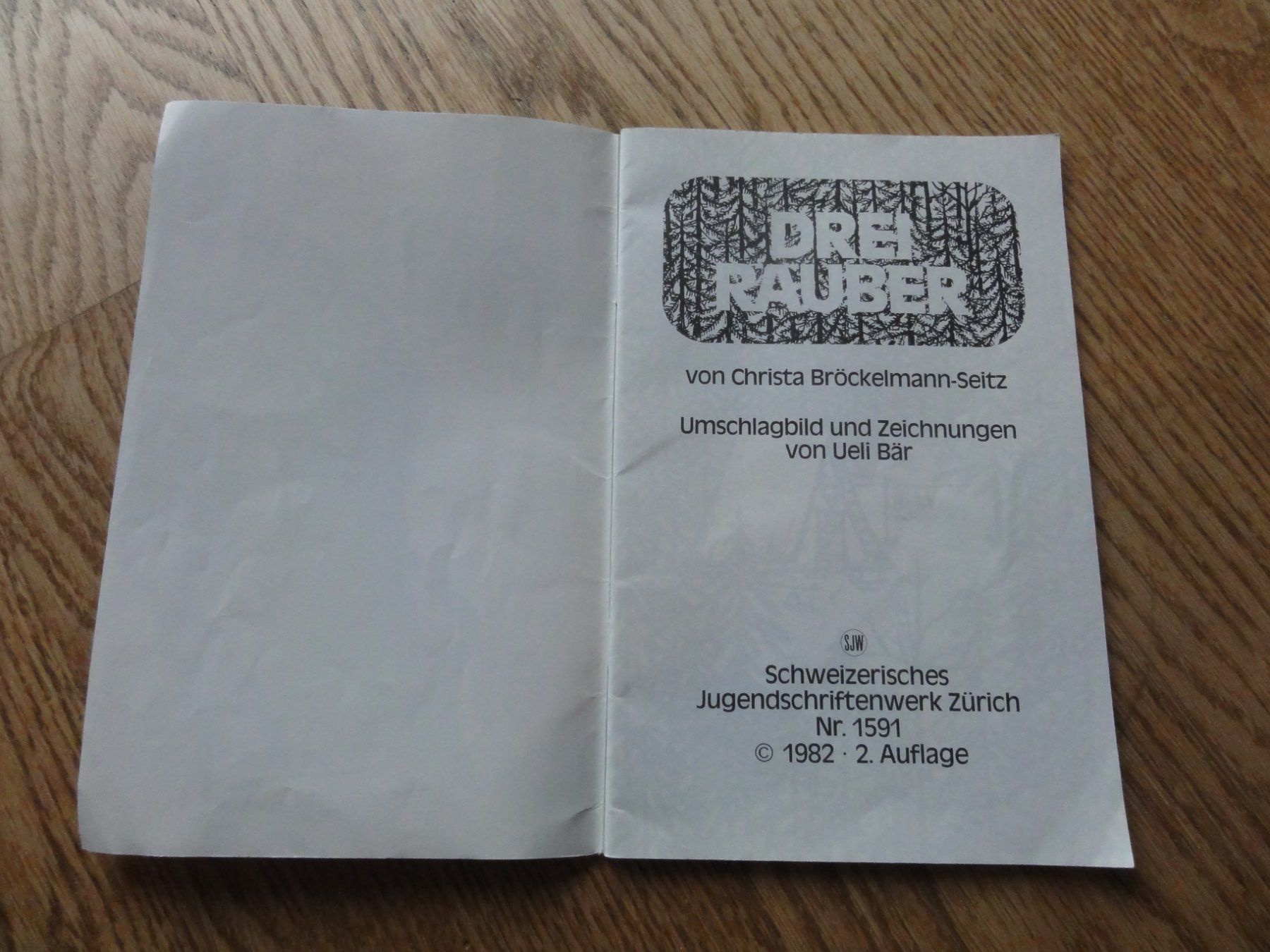 Libri: SJW: Drei Räuber – Usato da Riedholz venduto da Taweva 1
