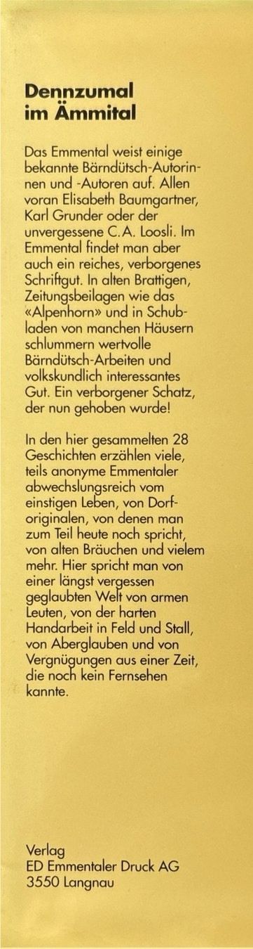 Libri: Dennzumal im Aemmital – Usato da Sarnen venduto da Livres 1