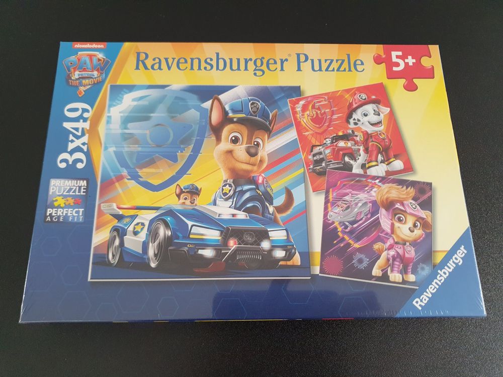 Ravensburger Kinderpuzzle "Welttournee" - 3x49 Teile, Für Kinder Ab 5 Jahren, Mit Trolls-Motiven