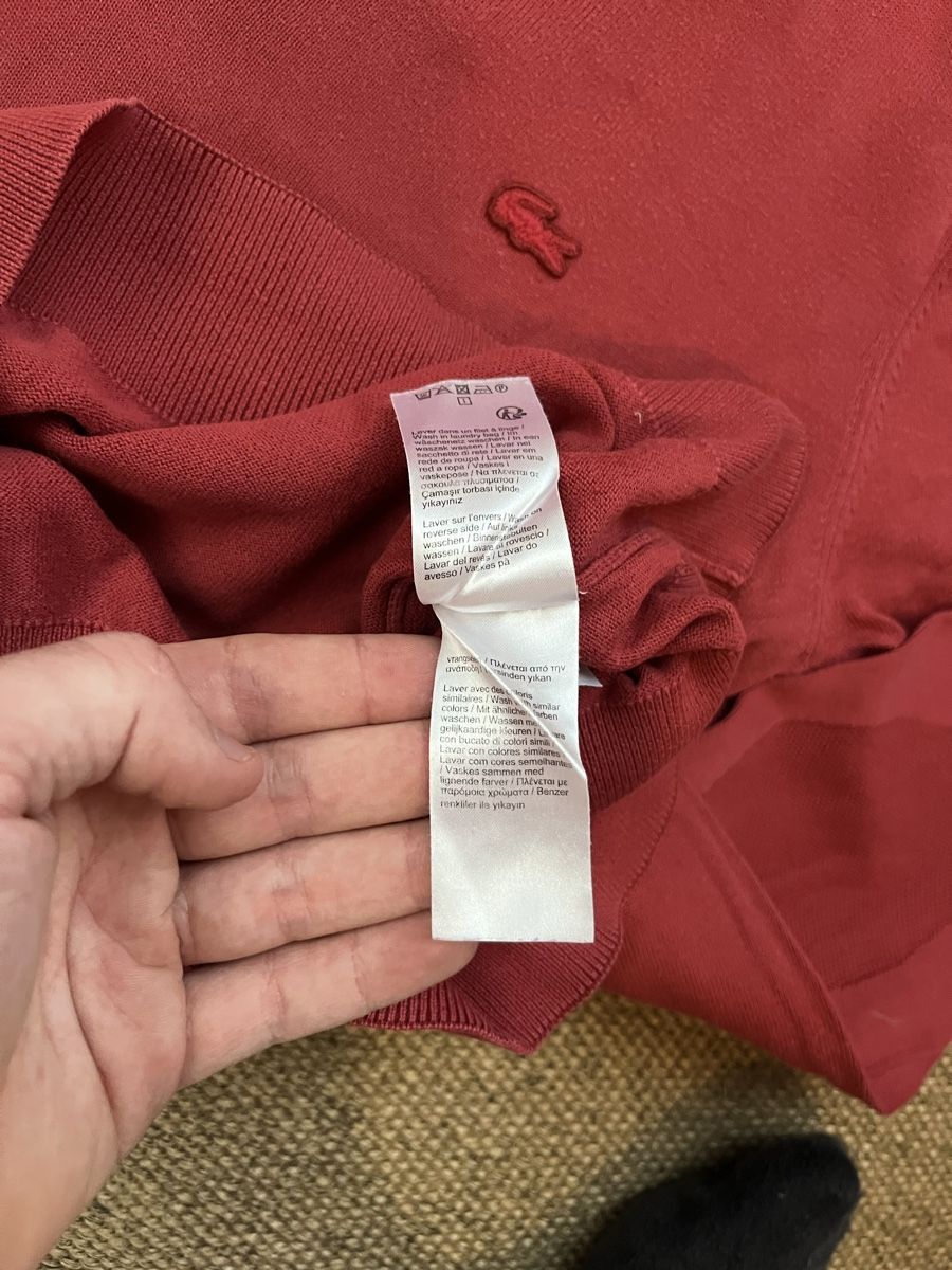 Lacoste Maglioni & Felpe: Pull Lacoste bordeaux, taille S, élégant pour l'automne – Usato da Baulmes venduto da resel_.tm 3
