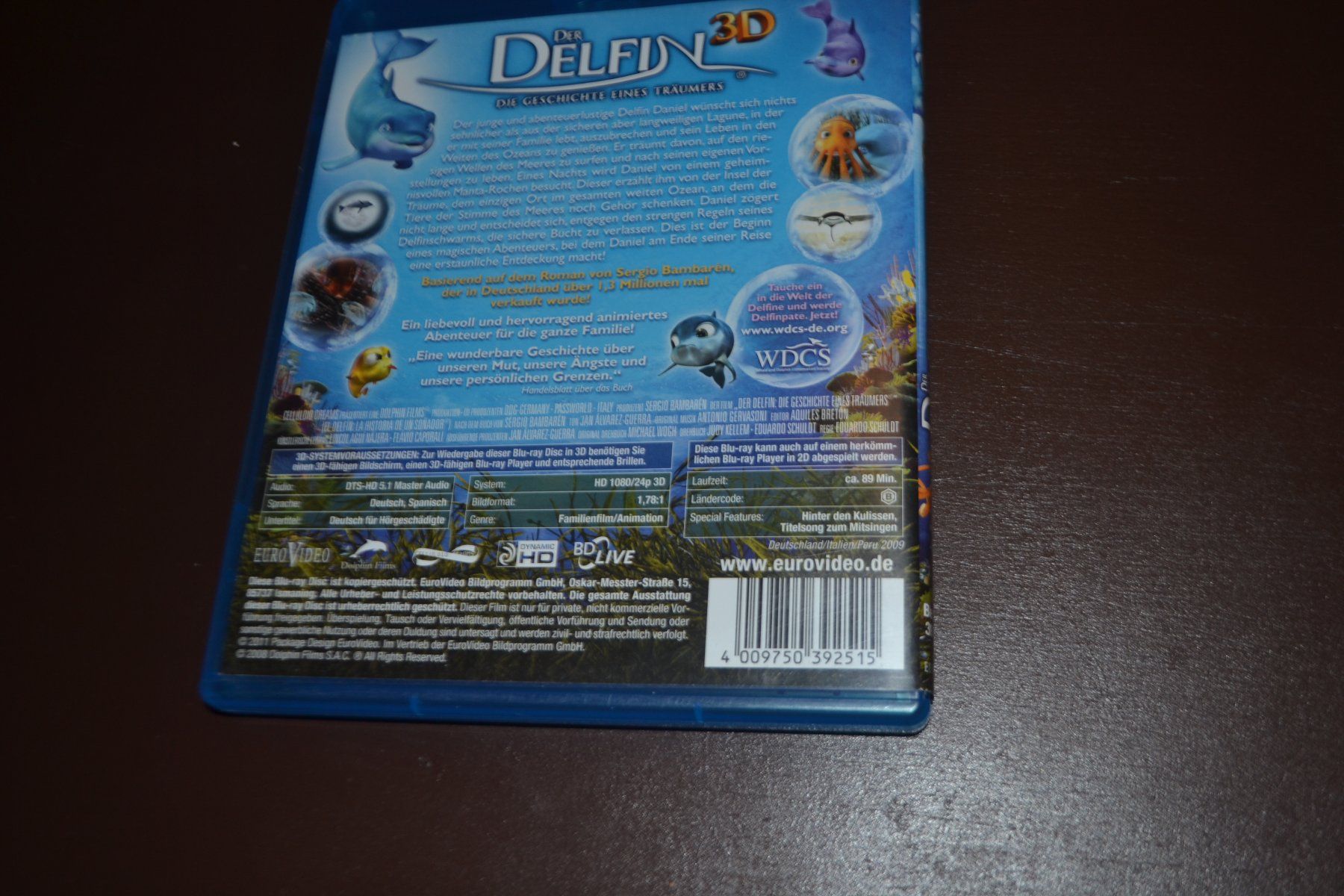 Tutti i DVDs: Der Delfin in 2D/3D – Usato da Laupen ZH venduto da chefdom 1