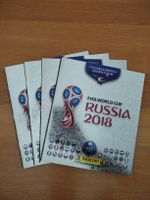 Panini WM 2018 4xLeeralbum Gold Edition