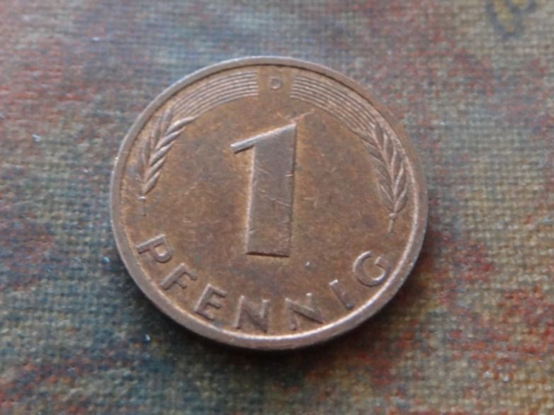 Tutti le monete: DEUTSCHLAND 1 Pfennig 1989 – Usato da Romanel-sur-Lausanne venduto da Swift13 1