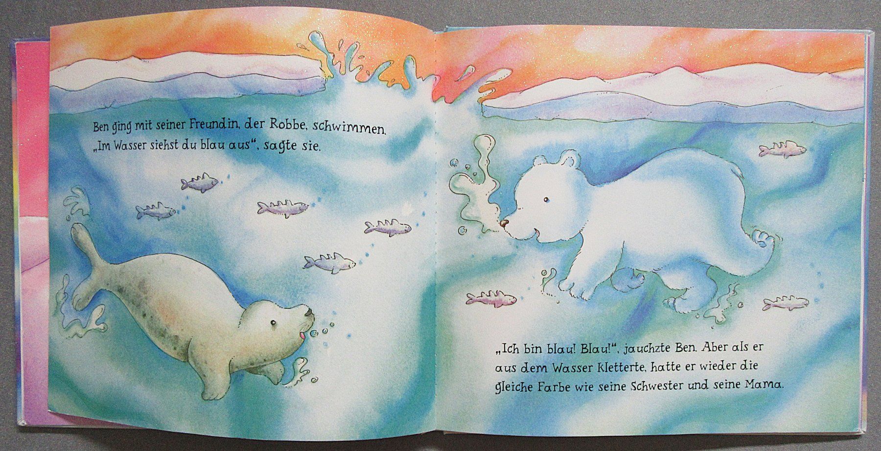 Bücher: Der Eisbär und der Regenbogen - ein Glitzerbuch – Gebraucht aus Auenstein von Padabimbim 3