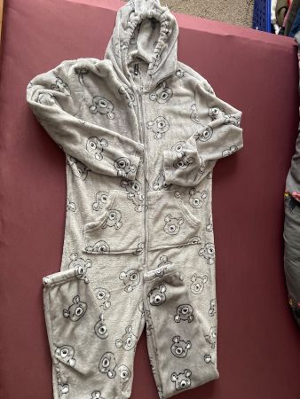 Kuscheliger Teddy-Overall Gr. L Chicorée
