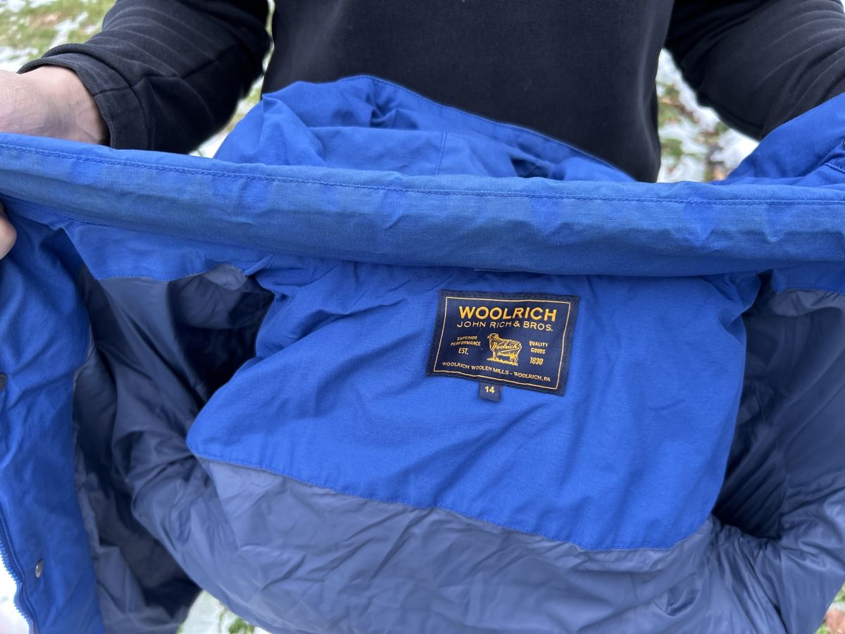 Giacche: WOOLRICH Winterjacke Gr. 14  Blau – Usato da Bonstetten venduto da Ebano- 4