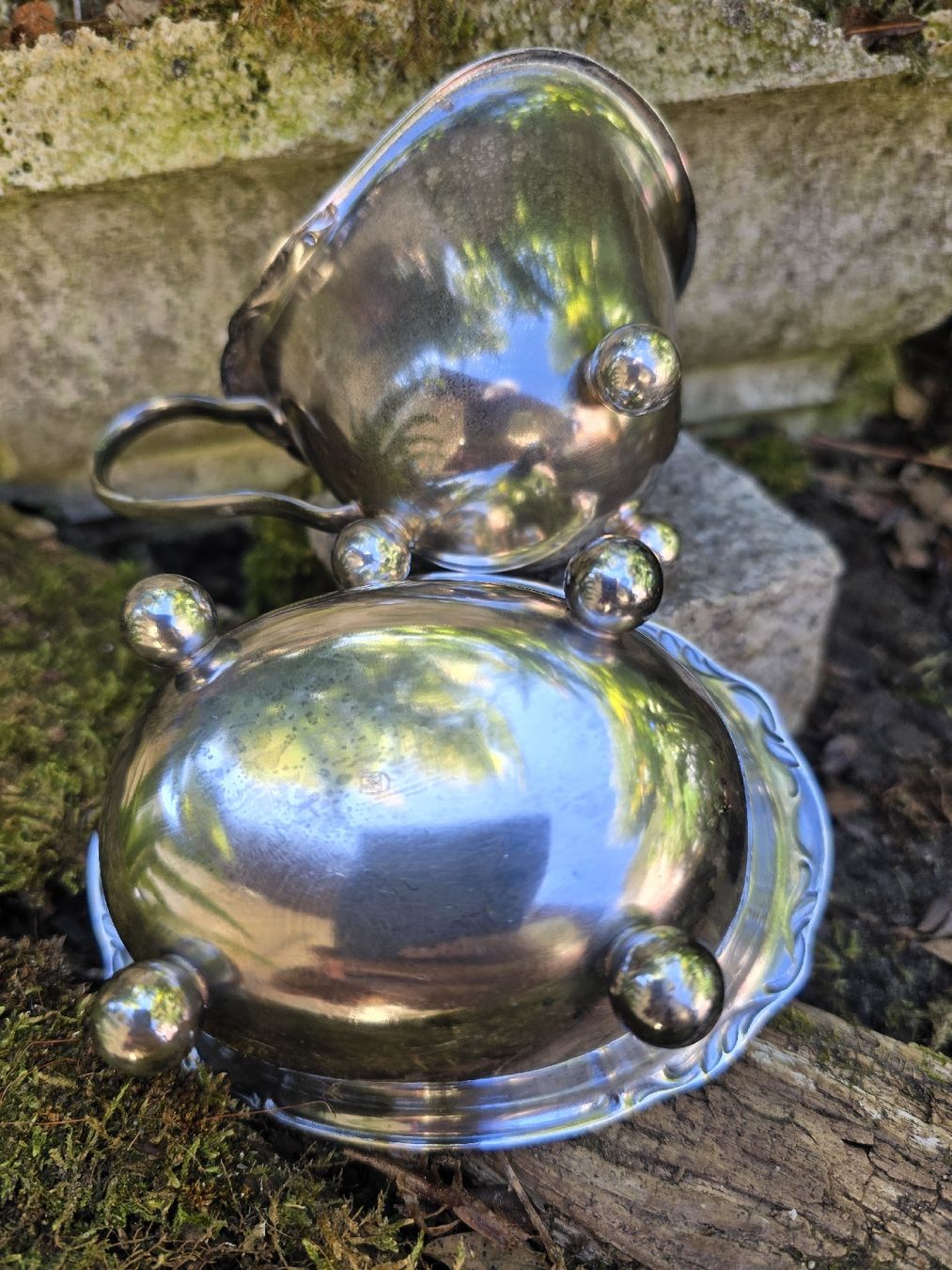 WMF Schalen: Sauciere mit Schale versilbert WMF  – Gebraucht aus Walkringen von Vanuca 6