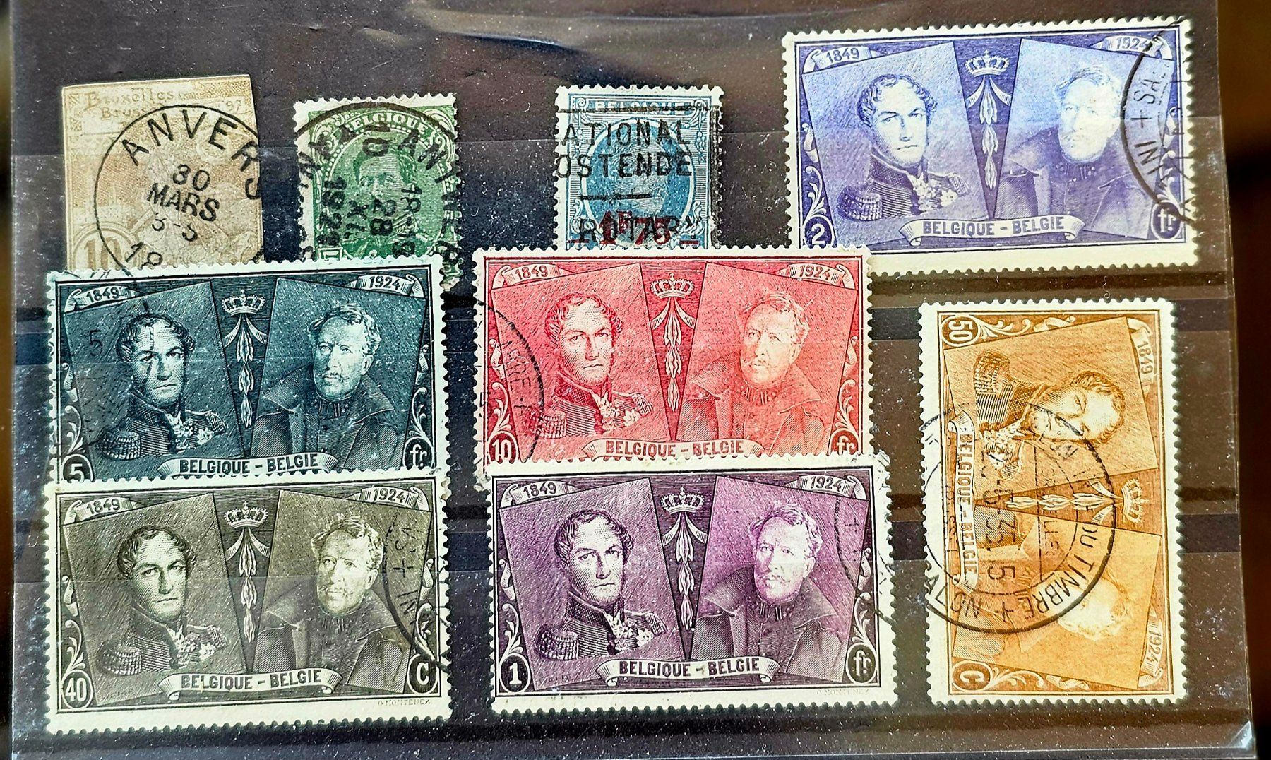 Tutti i francobolli: BELGIQUE- timbres anciens – Usato da Les Valettes venduto da Nuba1