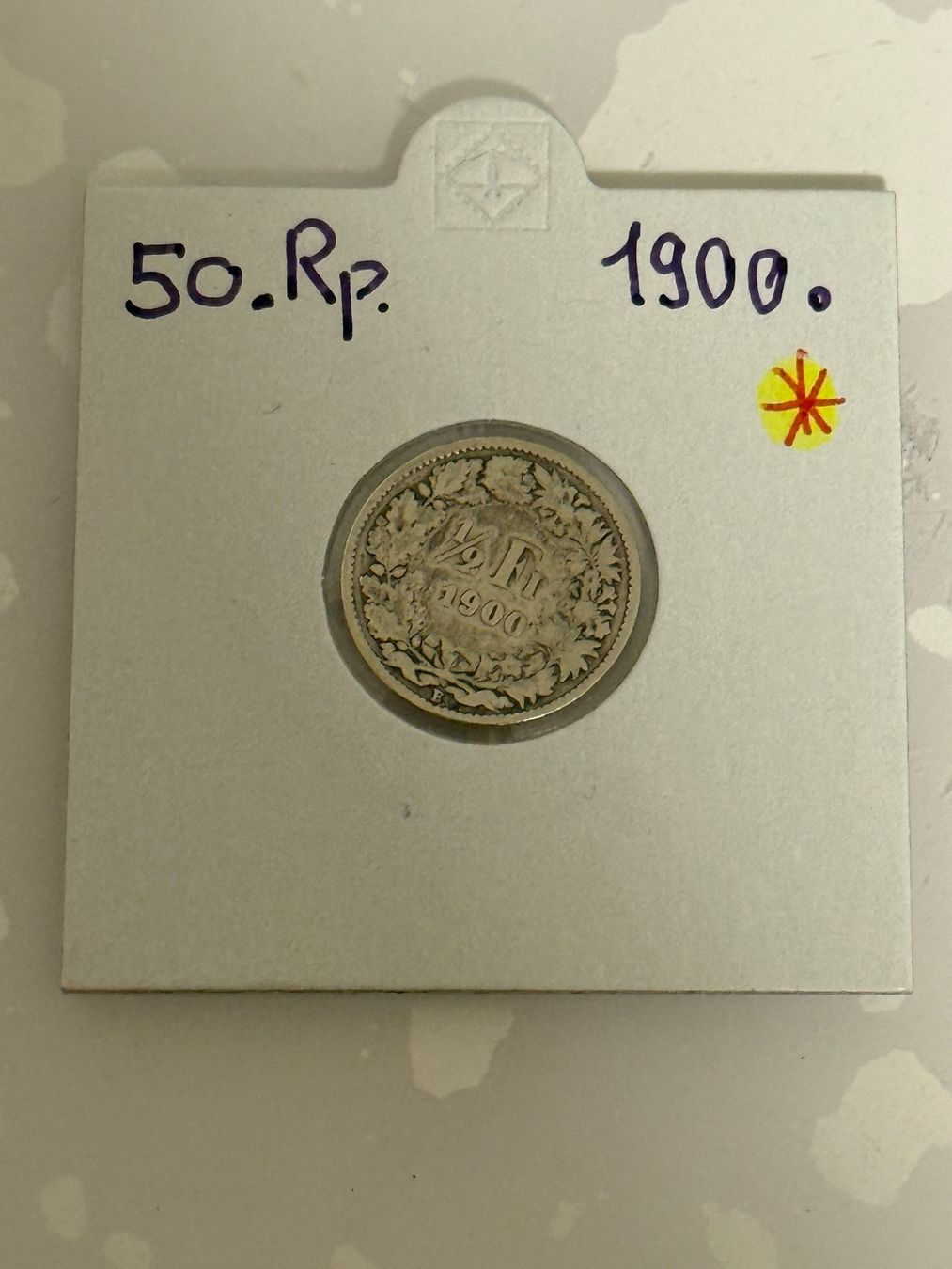 Tutti le monete: 1/2 Franken 1900  Rar – Usato da Wallisellen venduto da SWISS_SILVER1