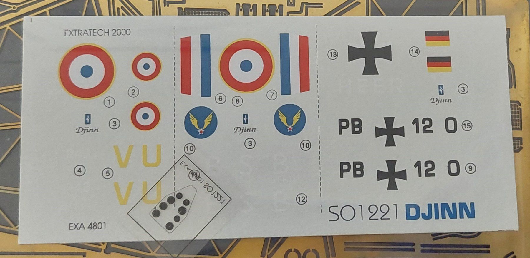 Schweizer Armee Kit di modellismo & Modellini statici: Dinn SO 1221 (Extra Tech 1:48) – Nuovo (secondo la descrizione) da Grenchen venduto da supermuruk 3