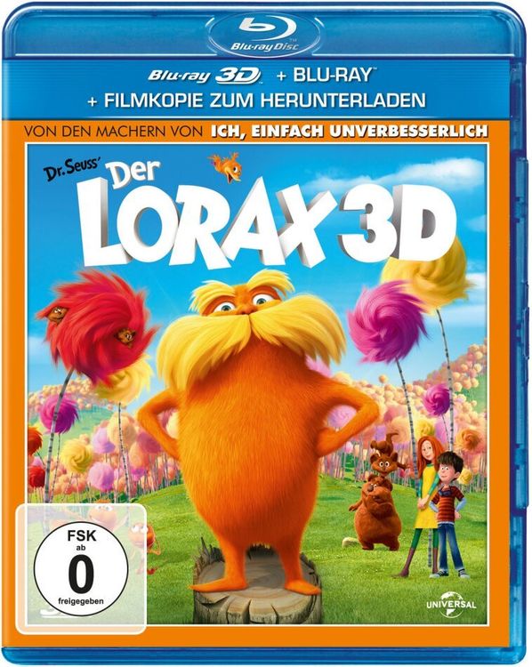 Der Lorax - Dr. Seuss' The Lorax 3D (Blu-Ray 3D + Blu-Ray) | Kaufen Auf ...