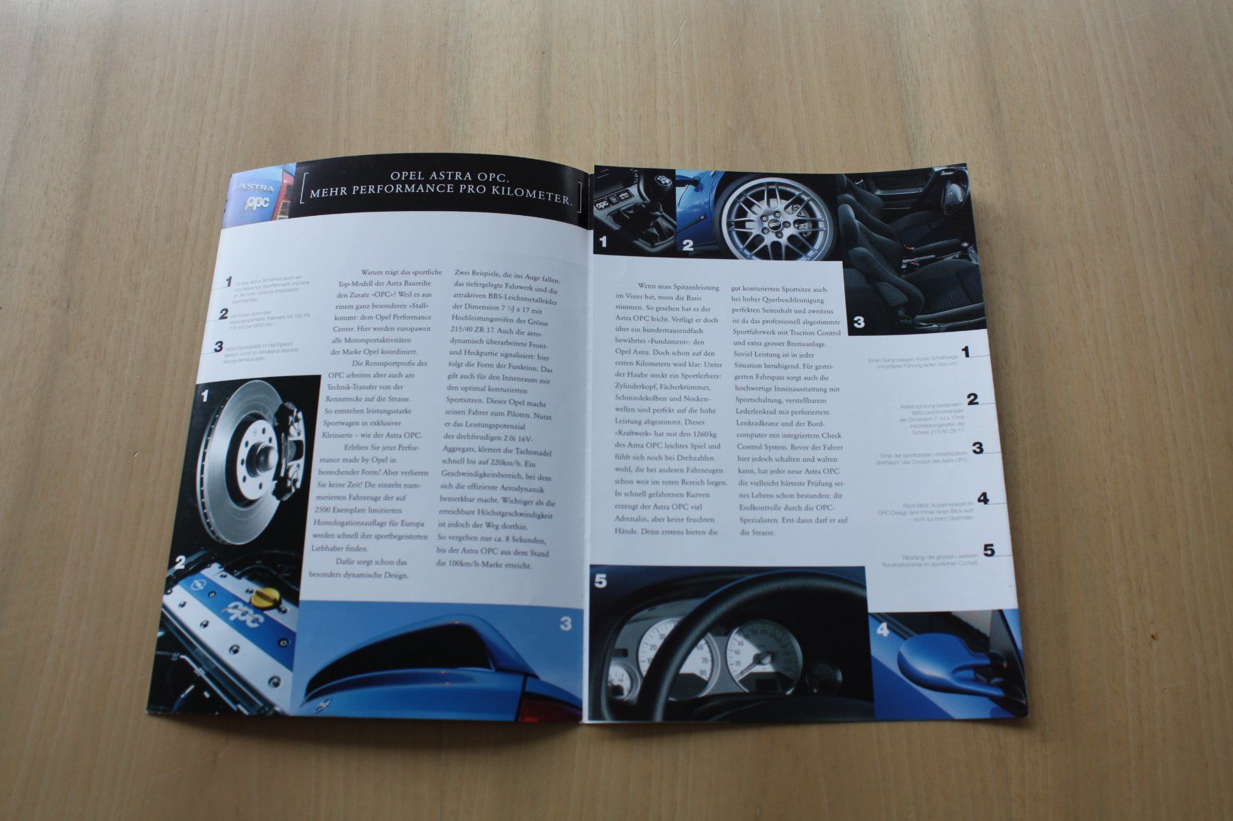 Opel Documenti: Opel Astra OPC Prospekt 2000 – Usato da Wikon venduto da erwin400 1
