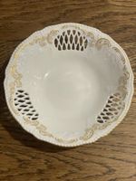Schale Rosenthal Classic Rose Germany Porzellan Weiss Gold