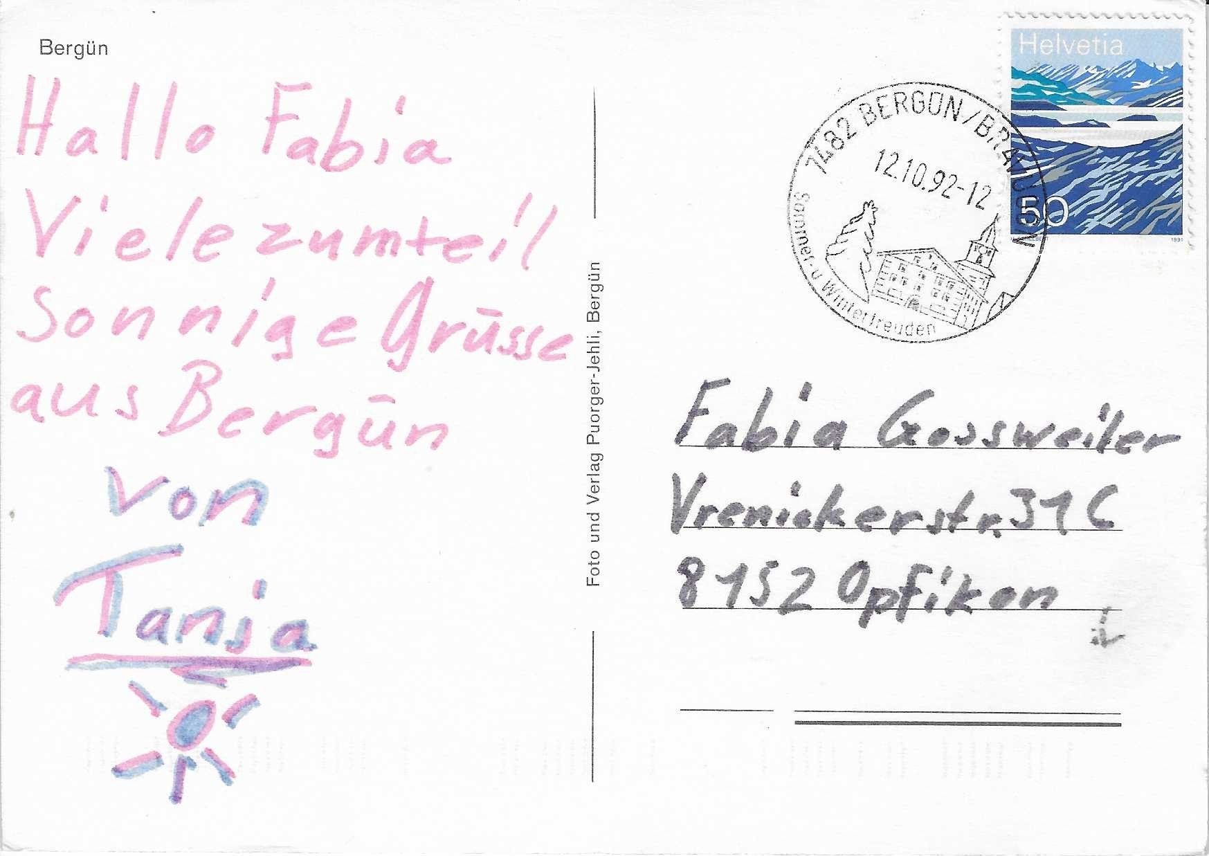 Cartoline postali: Bergün GR – Usato da Rothrist venduto da Stranglehold 1