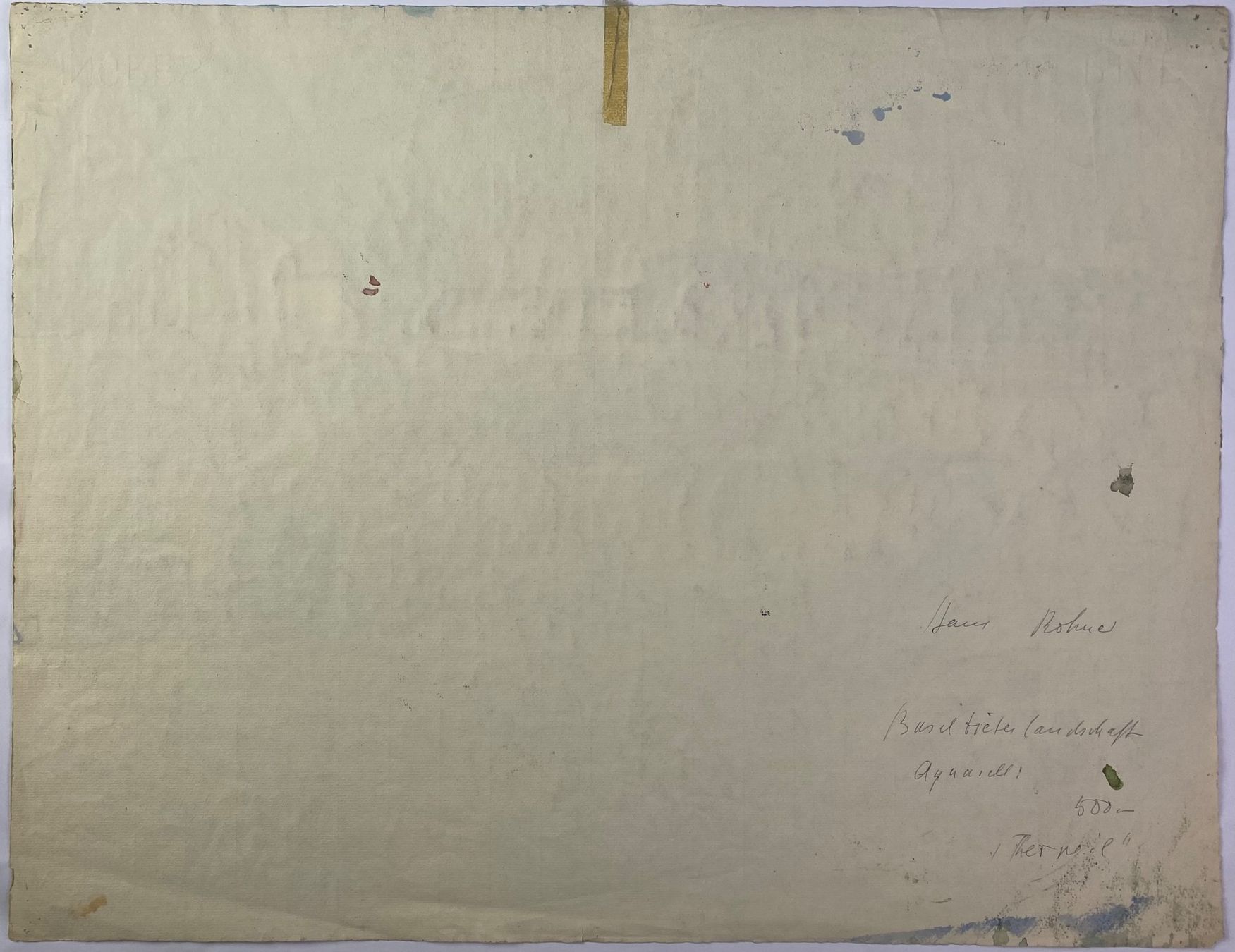 Gemälde: Hans Rohner – Baselbieter Landschaft "Therwil" – Gebraucht aus Basel von bigmbh 3