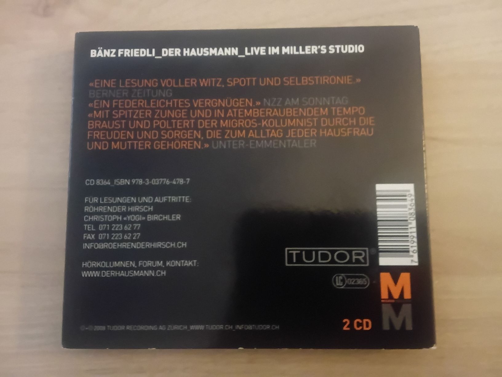 CD: Bänz Friedli Hausmann der Nation – Nuovo (secondo la descrizione) da Liebefeld venduto da CD-Urs 1