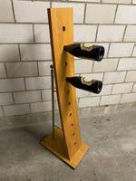 Stylisches, massives Weinflaschen-Gestell / Weingestell