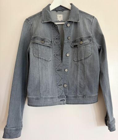 Jeansjacke von Lee in Grau, Gr. M