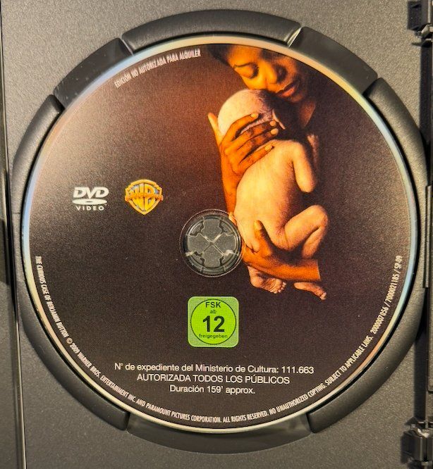 Alle DVDs: DVD der seltsame Fall des BENJAMIN BUTTON BRAD PITT CATE BLA – Gebraucht aus Wisen von gigisna 1